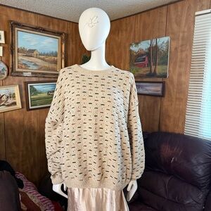 Vintage Eclectic Grandpa Sweater